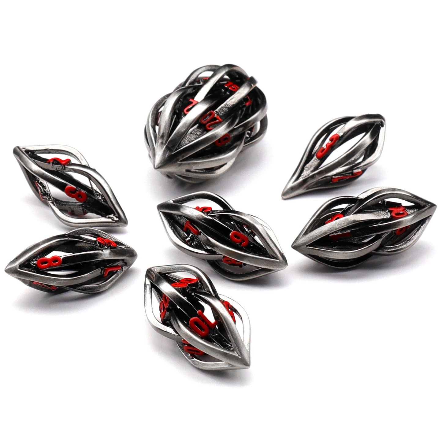 Metal Melon Seed Shape Dice