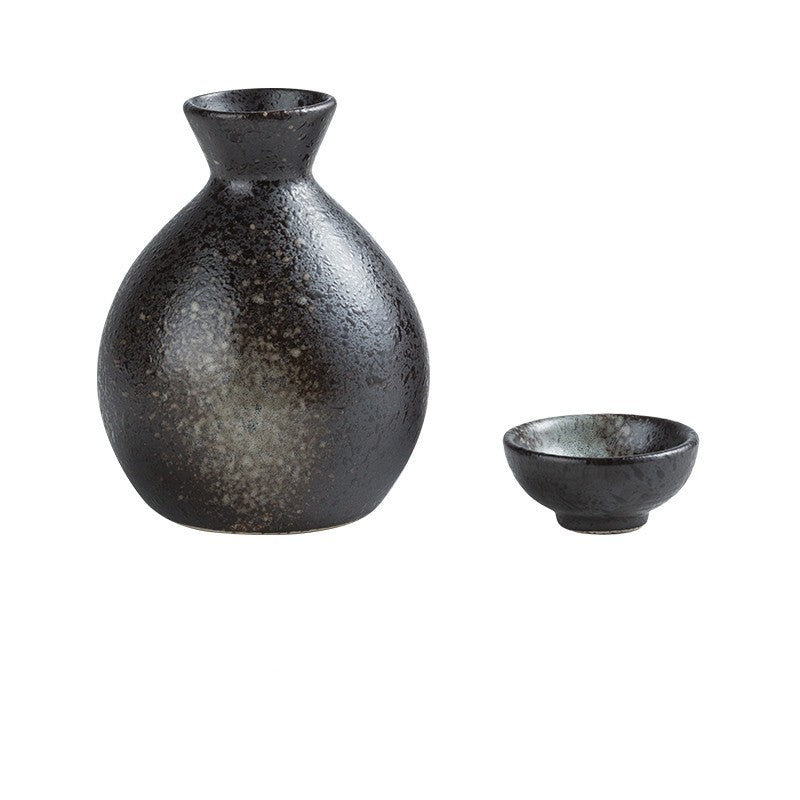 ceramic white wine cup sake set