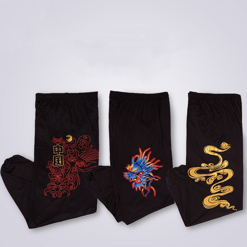 Martial Arts Training Pants Loose Tai Chi Pants Women and Men