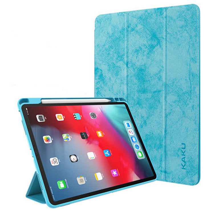 Leder Tablet Fallschutzl mit Stift Slot