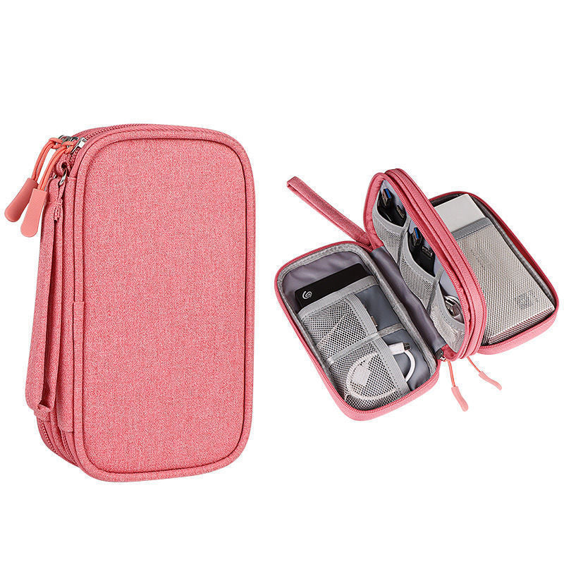 Fashion New Waterproof Data Cable Portable Power Bank Storage Bag