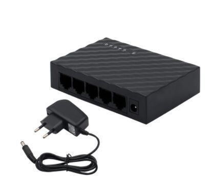 Gigabit Home Switching Ethernet Network Hub with 5 Ports Distributor