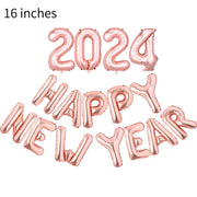 Frohes Neues Jahr Aluminium Ballon 16-Zoll Happy NewYear