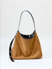 Matte Leder Damen Unterarm Pendler Tasche