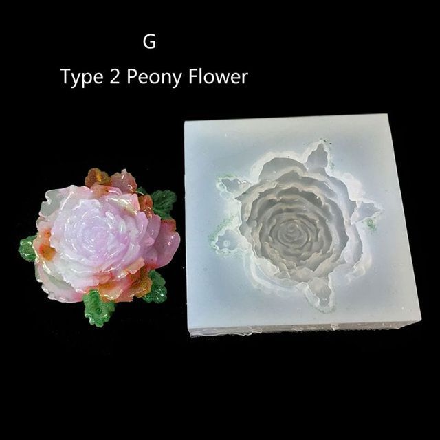 flower modeling resin 3D silicone mold