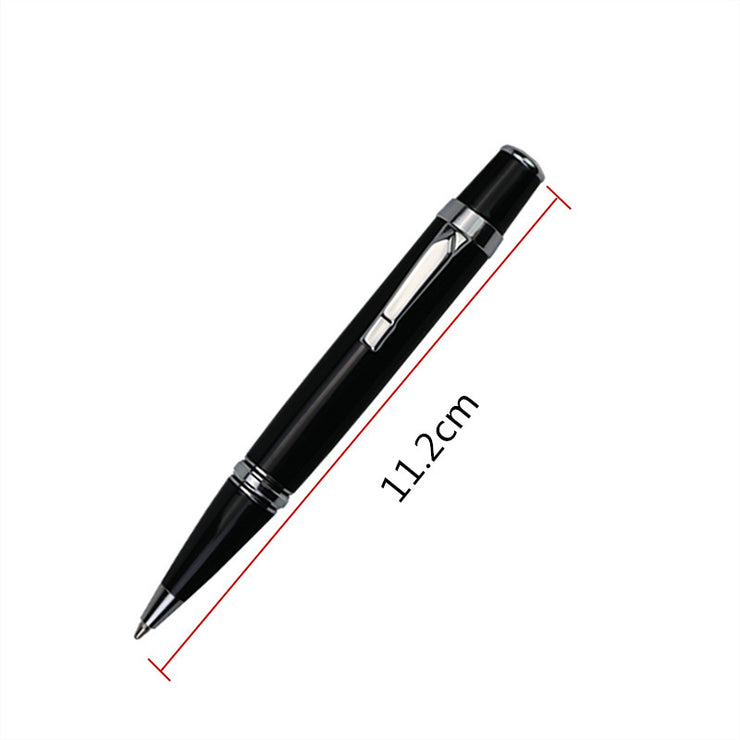 Pocket Signature Pen Free Tragbarer Tintenroller aus Metall in Schwarz