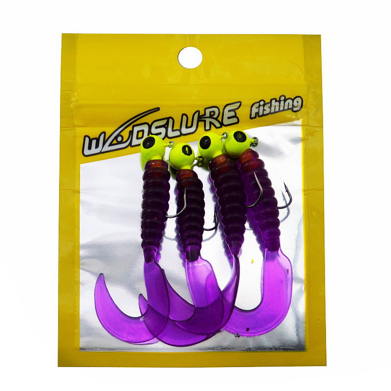 Soft Lure Bionic Lead Head Hook Fishing Tackle