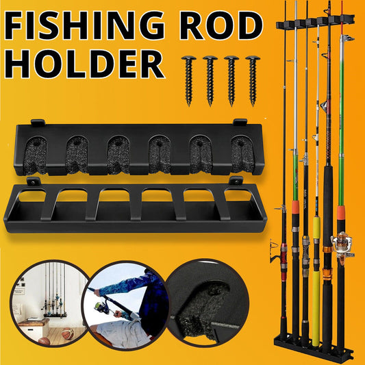 Fishing Rod Stand, Vertical Holder, Horizontal Wall Mount