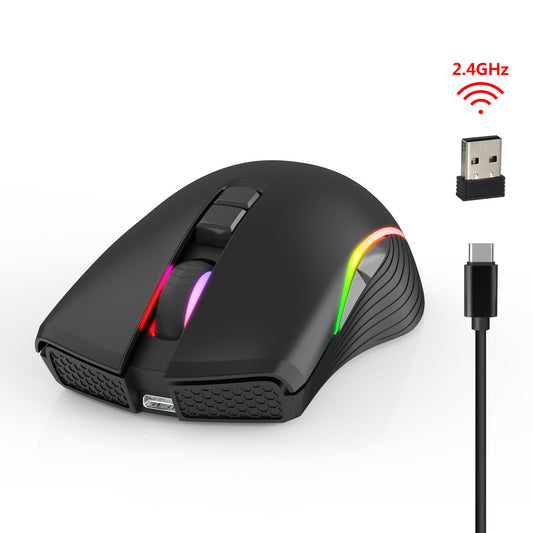 TYPE-C Interface Seven-Button Gaming RGB Light Mouse