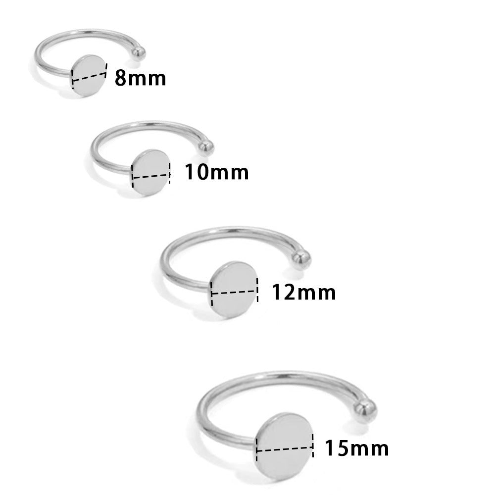 Stainless Steel Ring Simple Joint Accessory