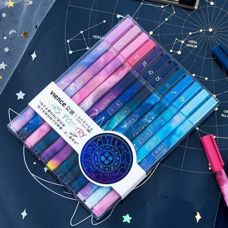 Twelve Constellation Zodiac Signs Ballpoint Pen