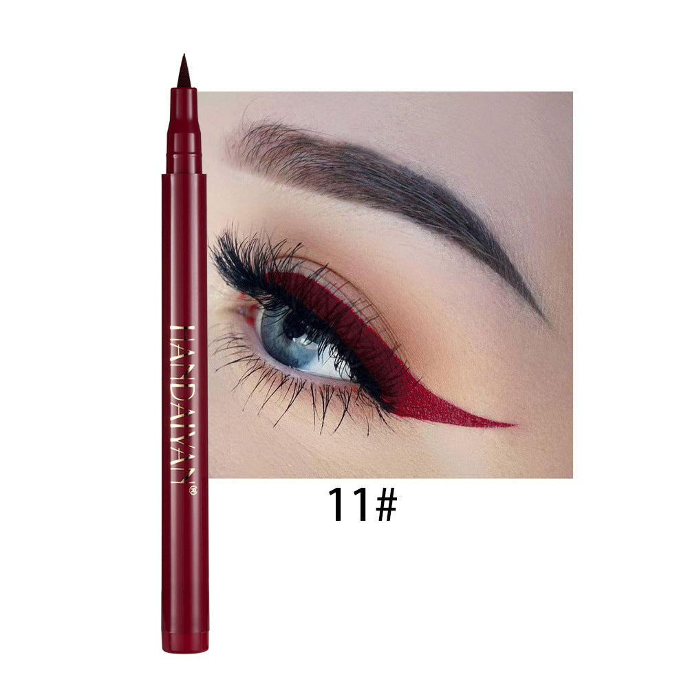 DIY-Farbmalerei lässt sich nicht mit mattem Eyeliner verwischen