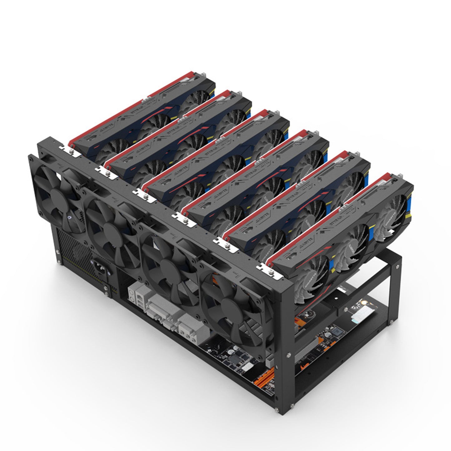 Multi-function Graphics Card Holder Single Power Supply Rack