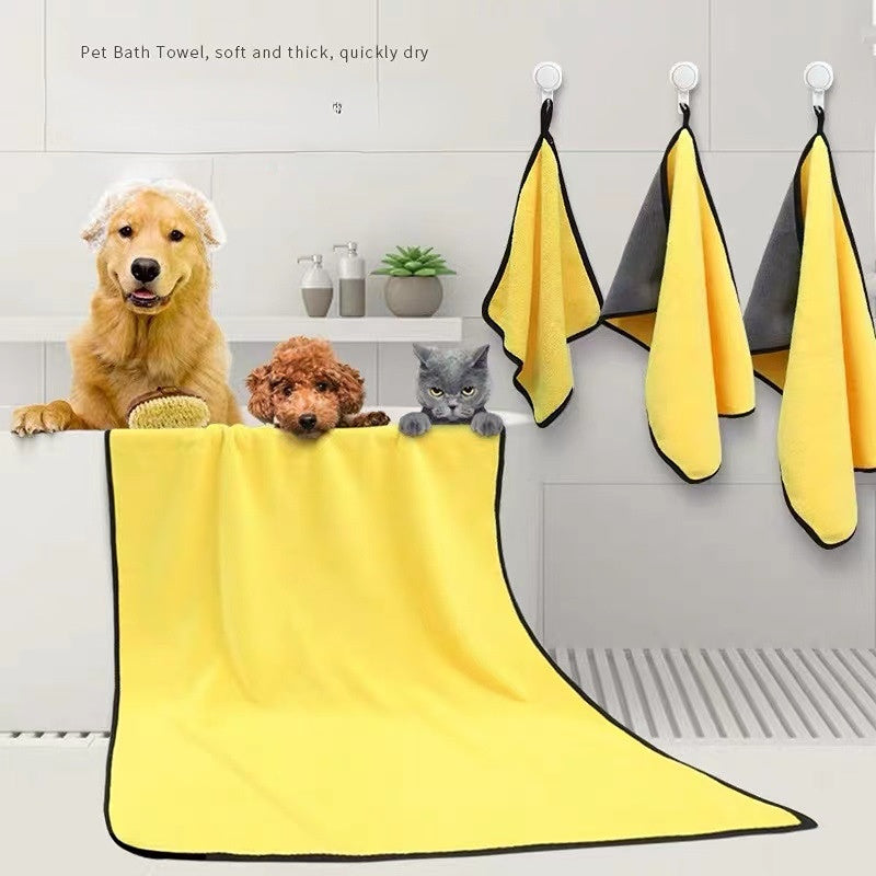 pet towels for drying furry friends