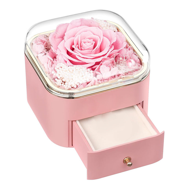 Valentines Day Rose Jewelry Storage Packaging Box