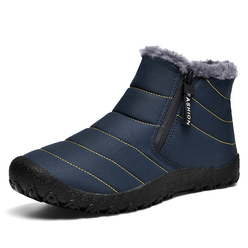 Herrenschuhe Fleecegefütterte, verdickte, rutschfeste Nordost-Schneestiefel