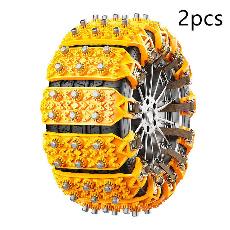 Auto Reifen Notfall Typ Universal Gummi Schnee Rutsch Kette mit Spikes