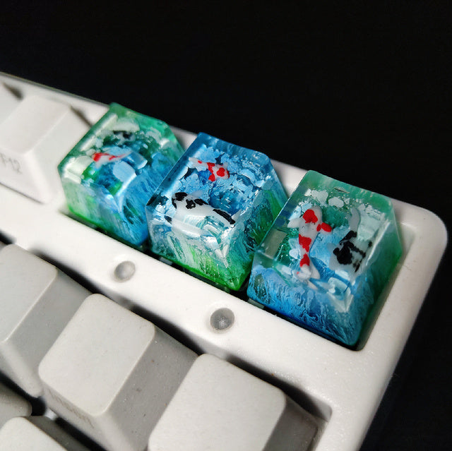 Koi Backspace Harz-Tastenkappen für Cherry Mx-Schalter