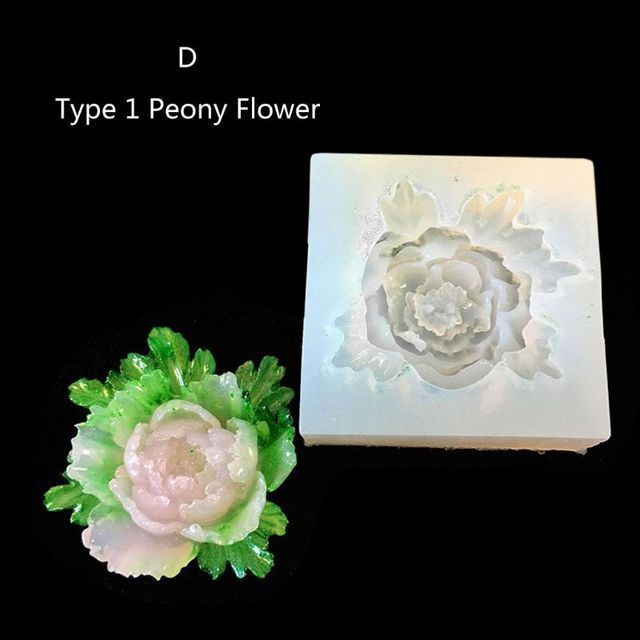 flower modeling resin 3D silicone mold