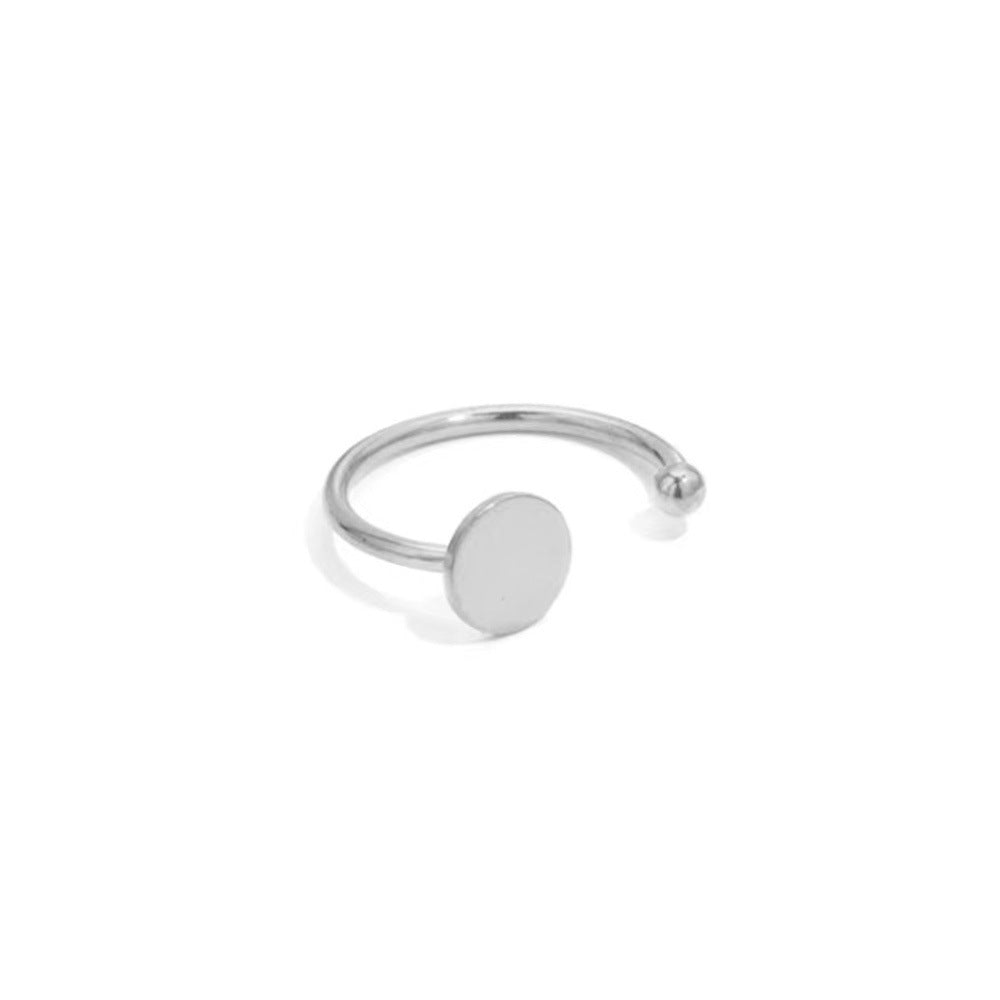 Stainless Steel Ring Simple Joint Accessory