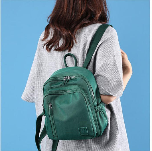 Water-repellent nylon backpack with large capacity