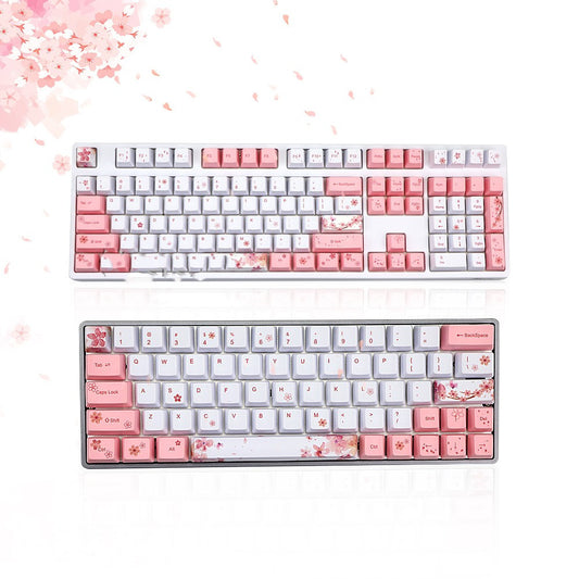 Sakura Keycap OEM Height Five-Sided Sublimation Keycap