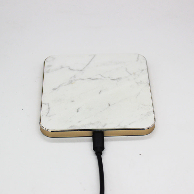 Real marble wireless charger