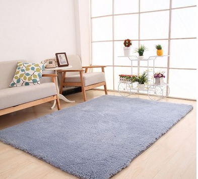 Wohnzimmer Teppich Solide Flauschig Weichen Weiß