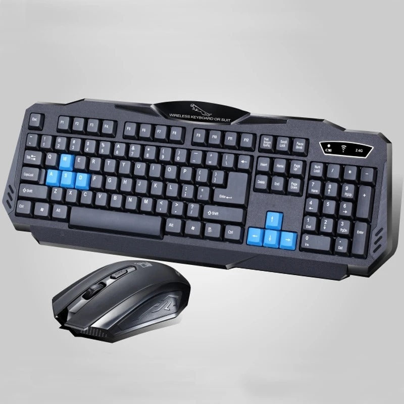 Wireless keyboard and mouse buttons