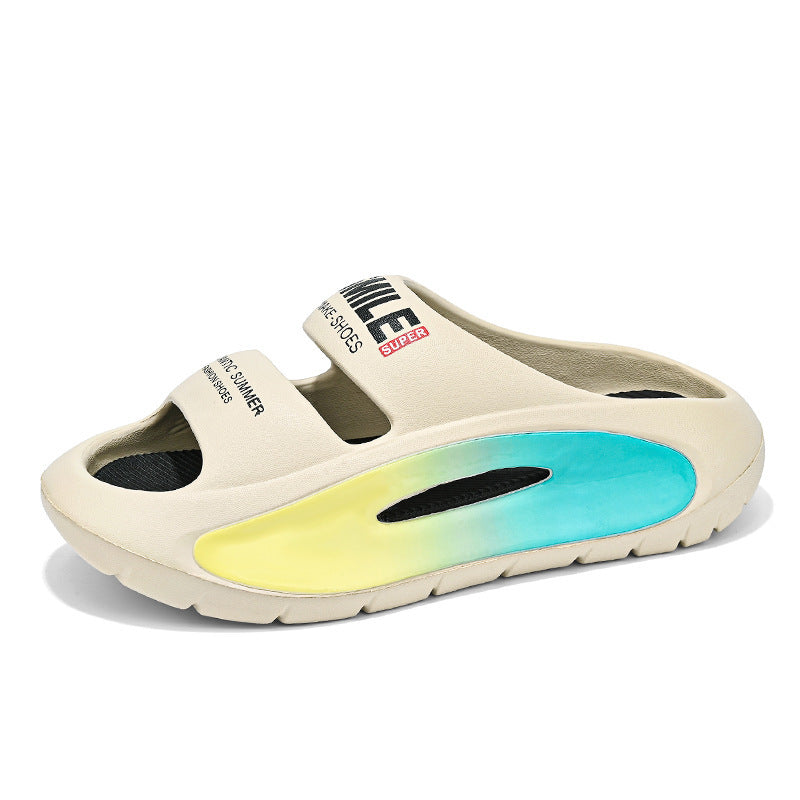 Live Broadcast Casual Couple Beach Sports Trendy National Slippers