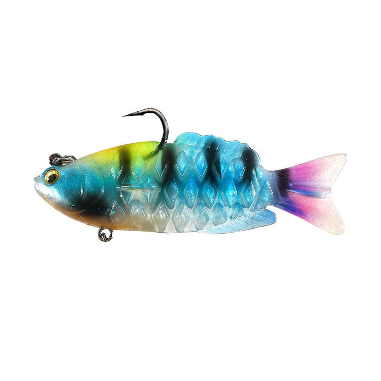 Weichen Shad Köder Ultrasoft Multisection Silikon