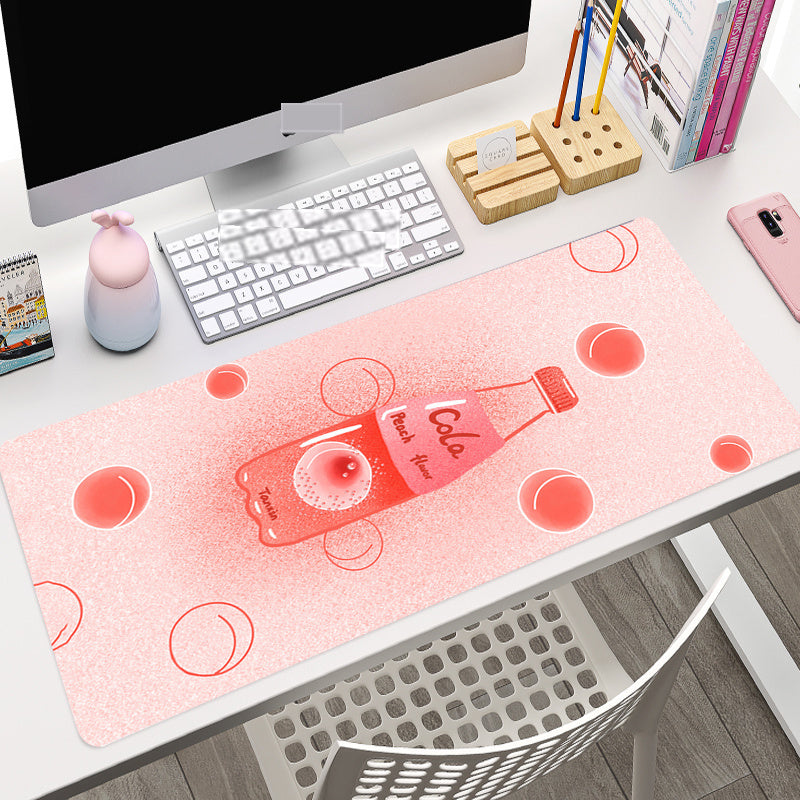 Natural, non-slip rubber mouse pad