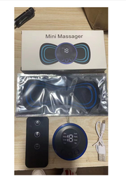 Mini-Massagekissen, intelligentes LCD-Display, Elektromassagegerät, Halswirbelsäule, Taille, Rücken, Schmetterlingsinstrumententasche