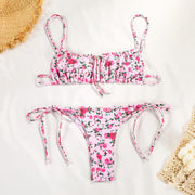 Bedruckter Gurt Bikini