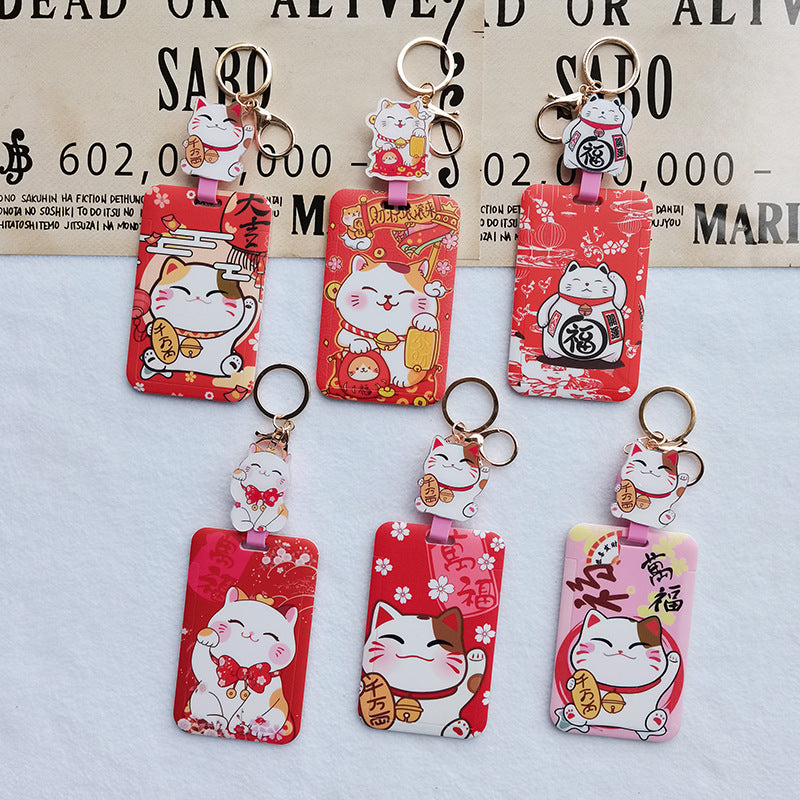 Lucky Cat Tens Of Thousands Of Blessing Certificate Set