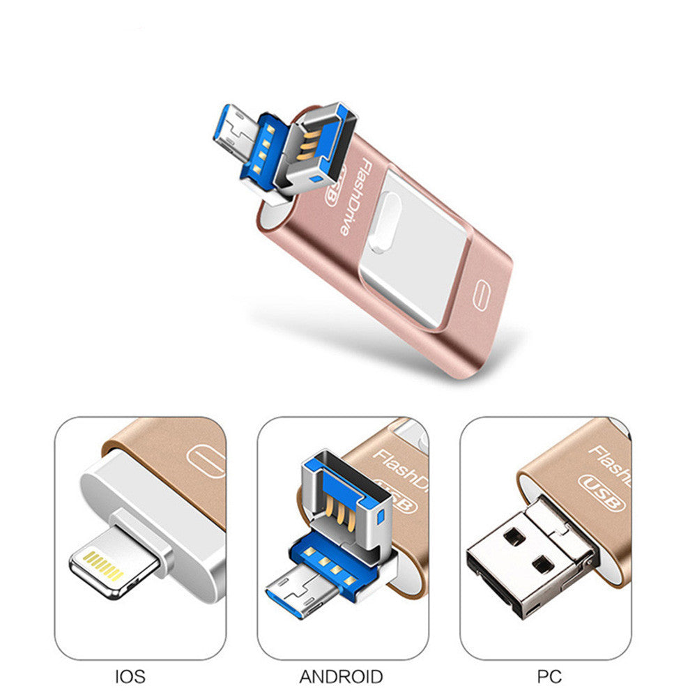 Universal 3-in-1-USB-Stick für Handy und Computer