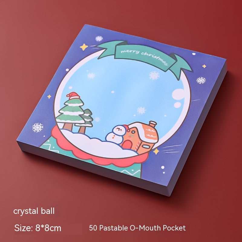 Cartoon Christmas Sticky Notes Student Stationery