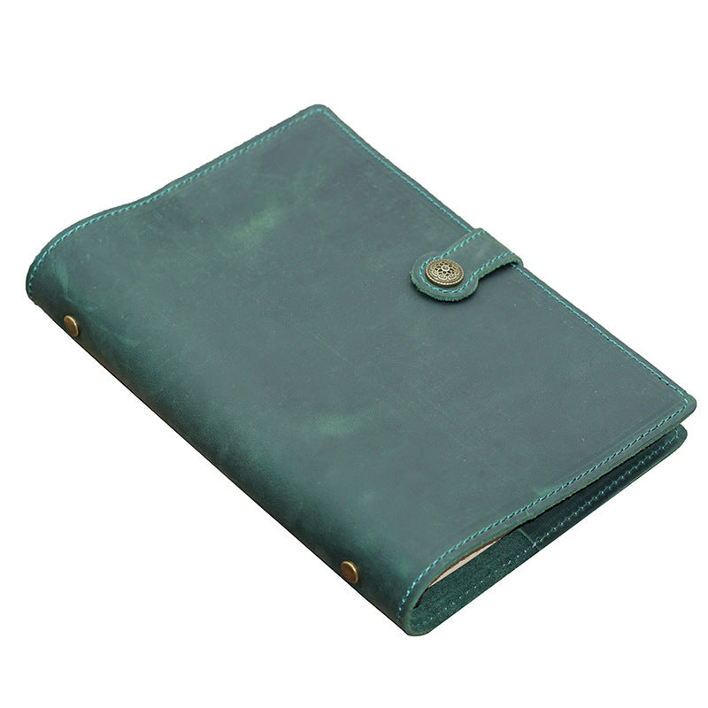 A5 Binder Handmade Cowhide Leather Diary