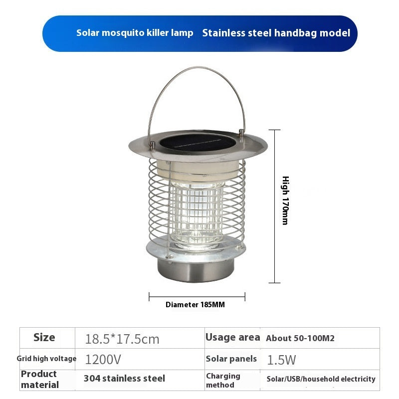 Waterproof Solar Mosquito Lamp Outdoor Household Mosquito Lamp