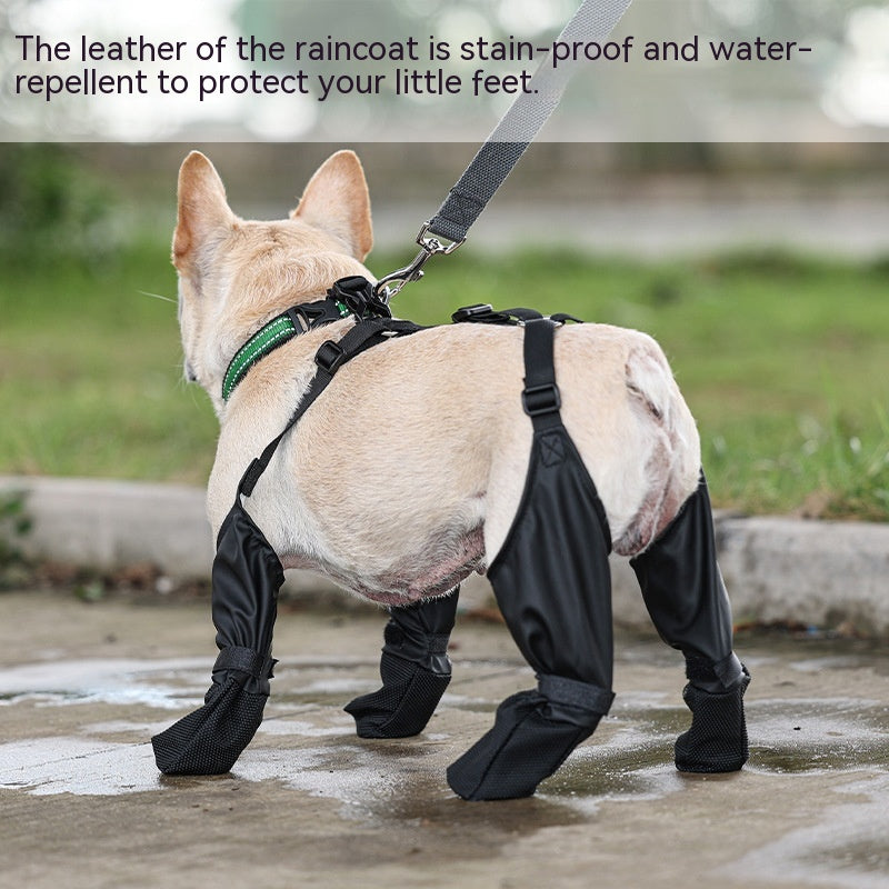 Waterproof Dog Shoes, Adjustable Dog Boots, Breathable