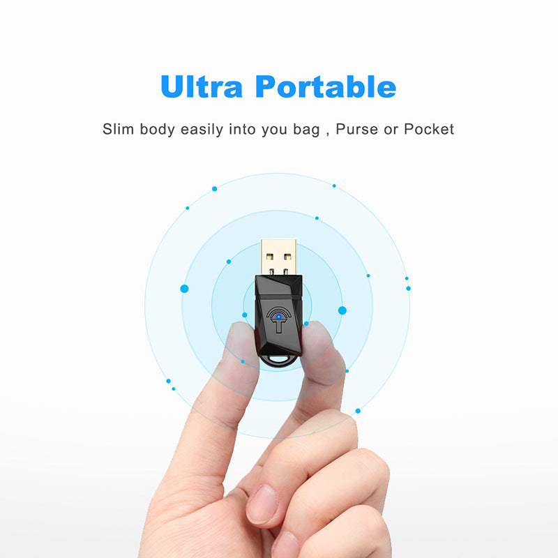 Tragbare Netzwerkkarte mit 300 Mbit/s Wireless-USB-WLAN-Adapter