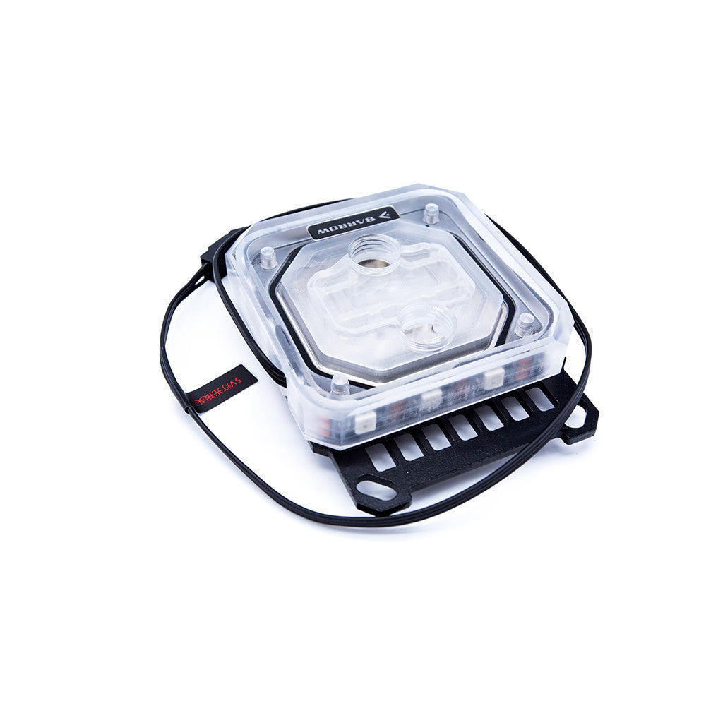 CPU water cooling head with micro water channel type Jet