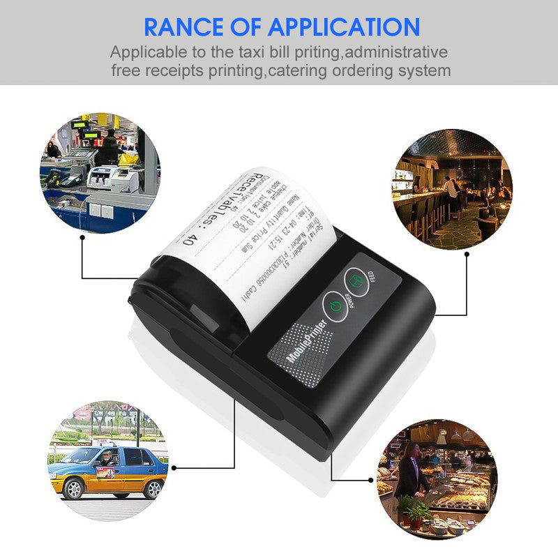 Portable Bill Bluetooth Thermal Printer