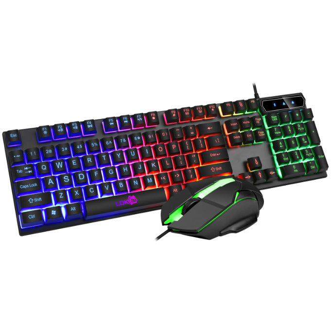 USB Keyboard and Mouse Light Up Game Kit