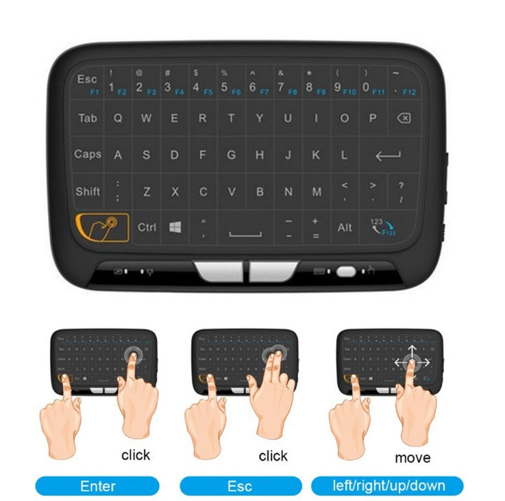 Mini H18 Drahtlose Tastatur 2,4 GHz Touchpad für Android TV Box Notebook Tablet