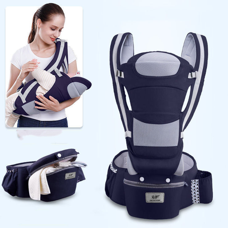 Ergonomische Babytrage Säuglingsbaby-Hüftsitzträger 3 in 1 nach vorne gerichtete ergonomische Känguru-Babytragetuch