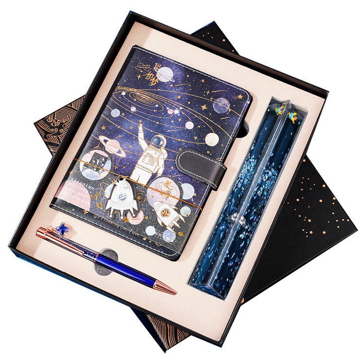 Galaxy Dream Malvorlagen Notizbuch Niedlicher Cartoon Astronaut