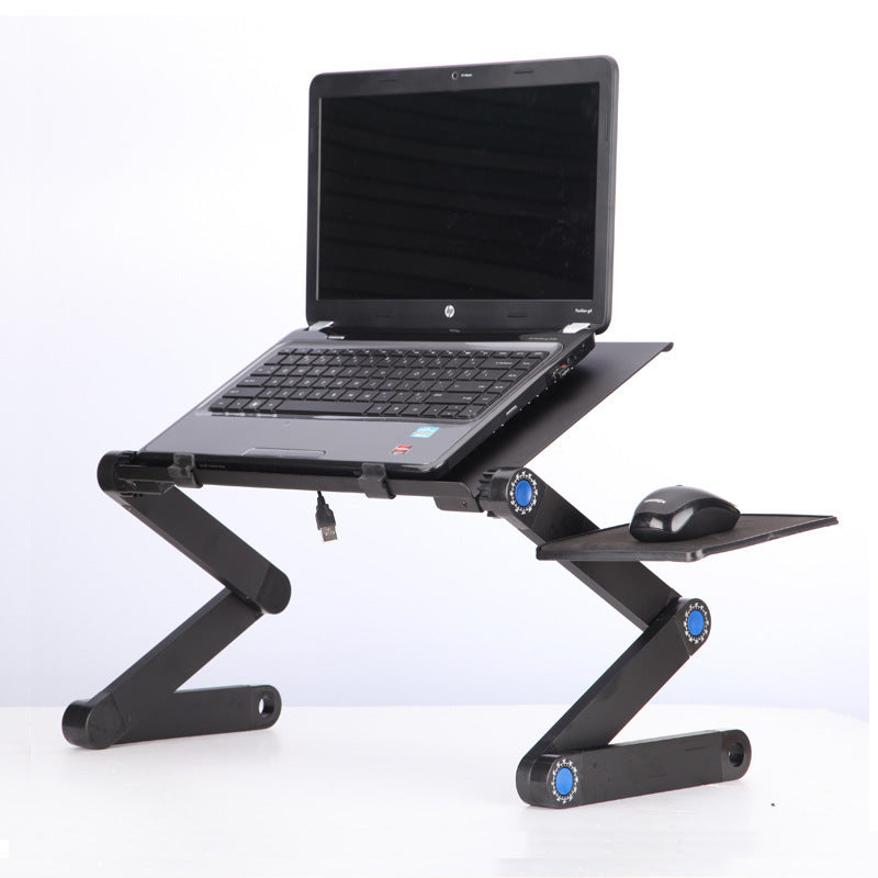 Aluminum alloy laptop desk foldable bed desk dormitory lazy cooler bracket standing desk