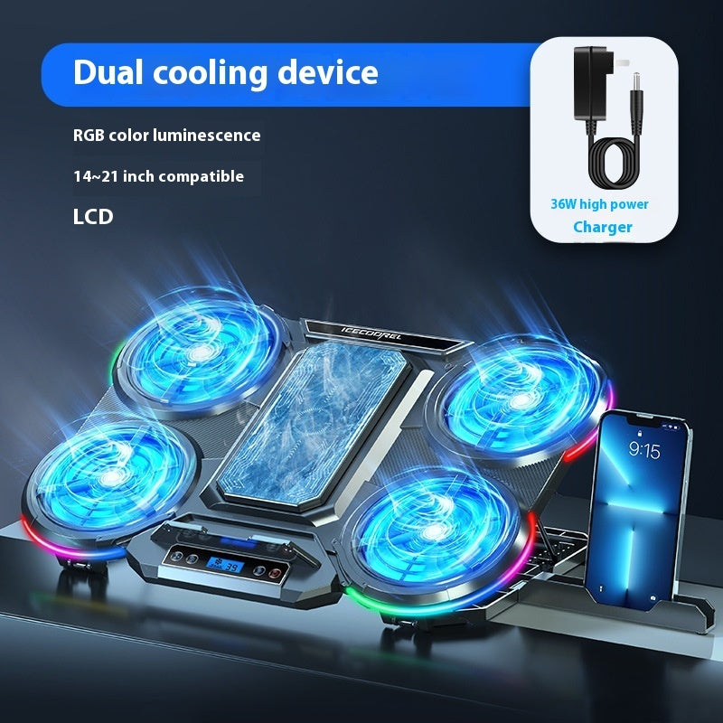 Notebook Play Speed ​​Cooling 4-core Laptop Cooler