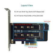 M.2 SSD Adapterkarte Erweiterungskarte